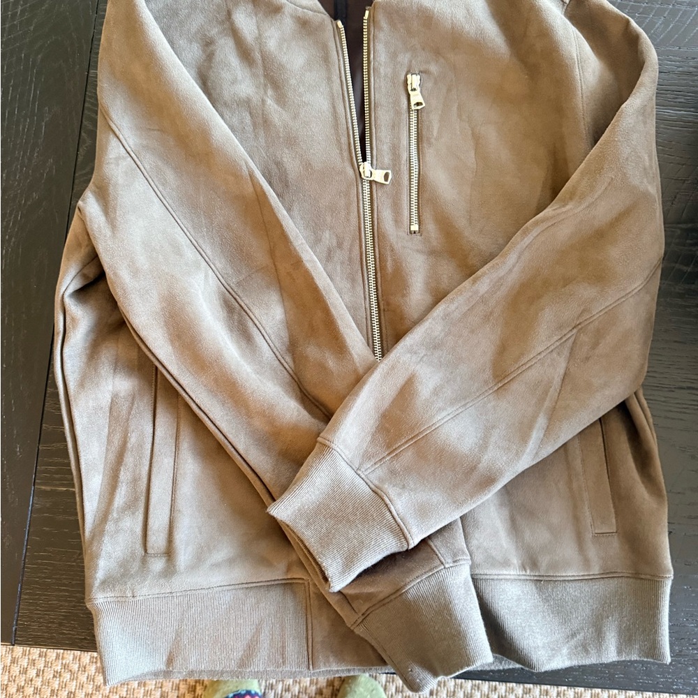 Banana Republic Tan Bomber Jacket